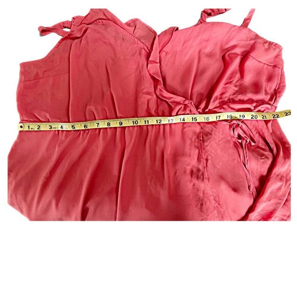 Torrid Orange Summer Blouse with Ruffles‎ NWT Size 3X - Picture 3 of 6